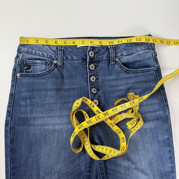 KanCan Jeans Womens 9 29 Blue Skinny Curvy Stretch Button Fly Medium Wash Denim - Picture 9 of 13